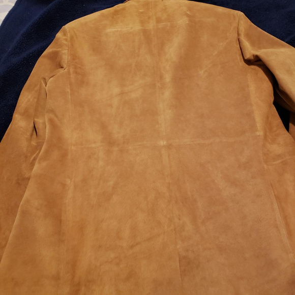 Paul Fredrick Tan Suede Leather Jacket - Picture 4 of 7